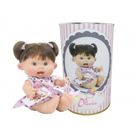 Muñeca Olivia en lata personalizada