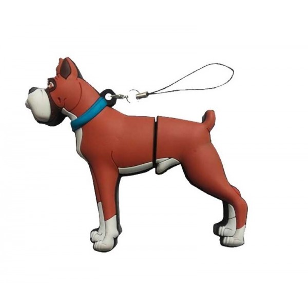 USB perro Boxer en lata