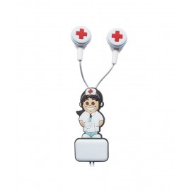 Auricular enfermera en lata