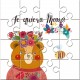 Expositor puzzles regalo padres