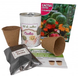 Kit de cultivo Cactus en lata